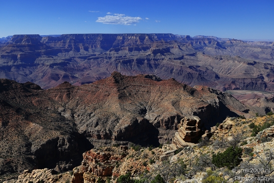 Lipan Point overlook wide Colorado River views cutting through layered canyon walls under clear - image from year 2025 #007