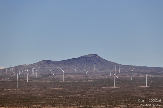 Desert Wind Farm in Arizona USA in Utility Photography Series. The desert wind farm stands out - image from year 2025 #001