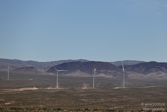 Desert Wind Farm in Arizona USA in Utility Photography Series. The desert wind farm stands tall - image from year 2025 #003