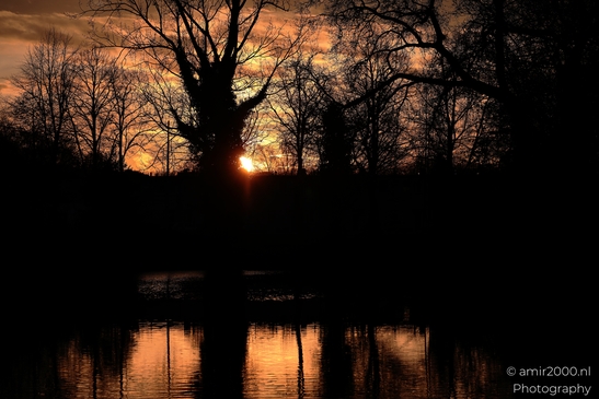 A sunrise scene is shown against morning sky tones in Amsterdam Netherlands. - image from year 2025 #004