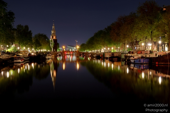 Montelbaanstoren_Oudeschans_reflection_urban_scenery_Amsterdam_Netherlands_Night_Photography_Canon_EOS_R5_Mark_II_2025_001.JPG