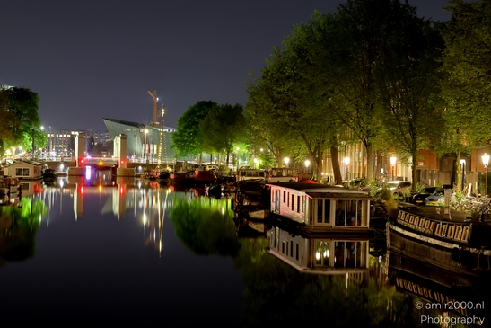 Montelbaanstoren_Oudeschans_reflection_urban_scenery_Amsterdam_Netherlands_Night_Photography_Canon_EOS_R5_Mark_II_2025_004.JPG