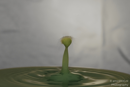 Water drops in motion create a dynamic and artistic scene in Water Drops Creative Series. . - image from year 2025 #037