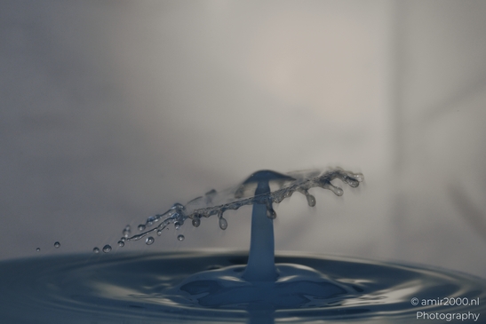 Water droplets in motion captured in a creative series in Water Drops Creative Series. . - image from year 2025 #010