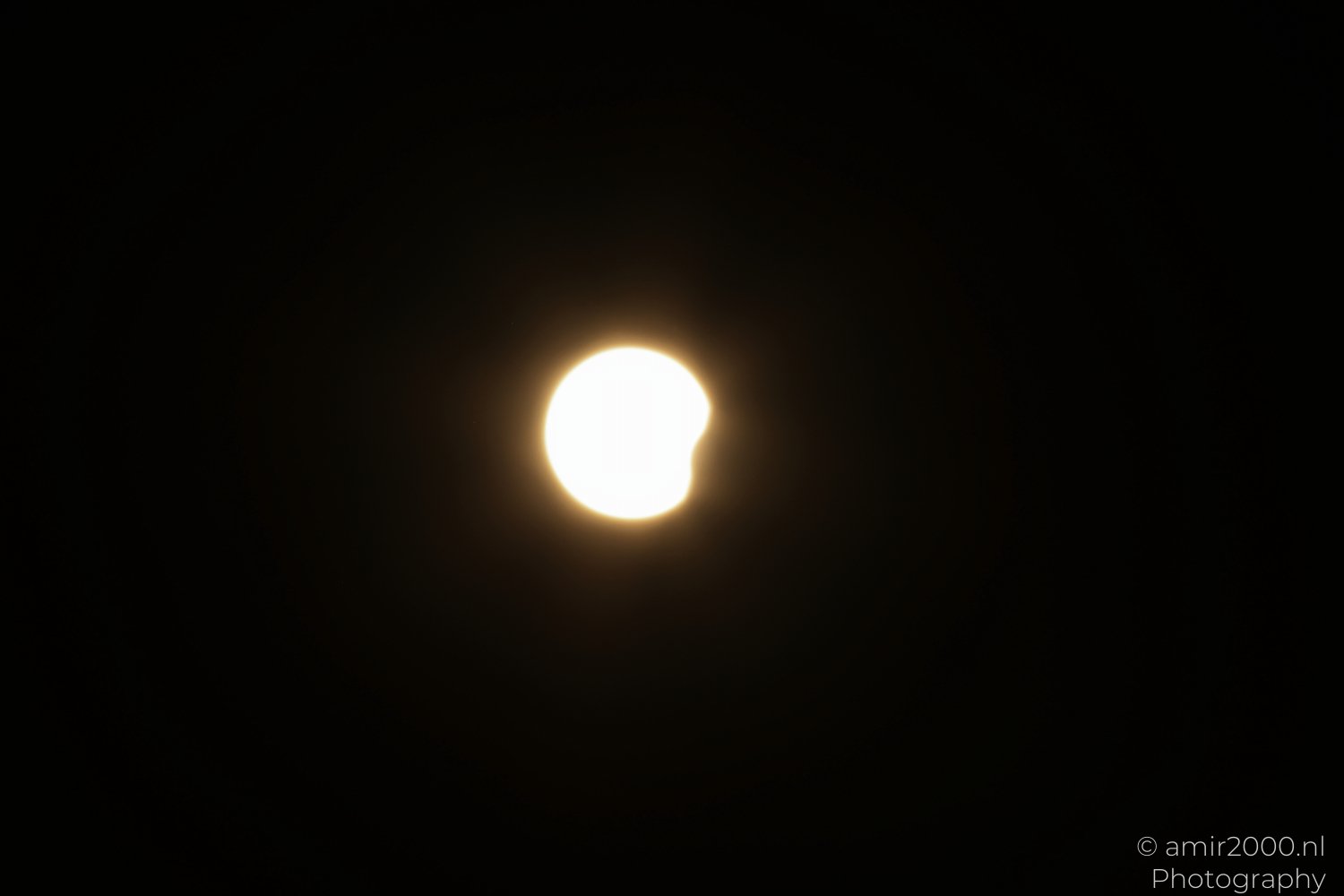 A Quiet Partial Solar Eclipse Over Amsterdam