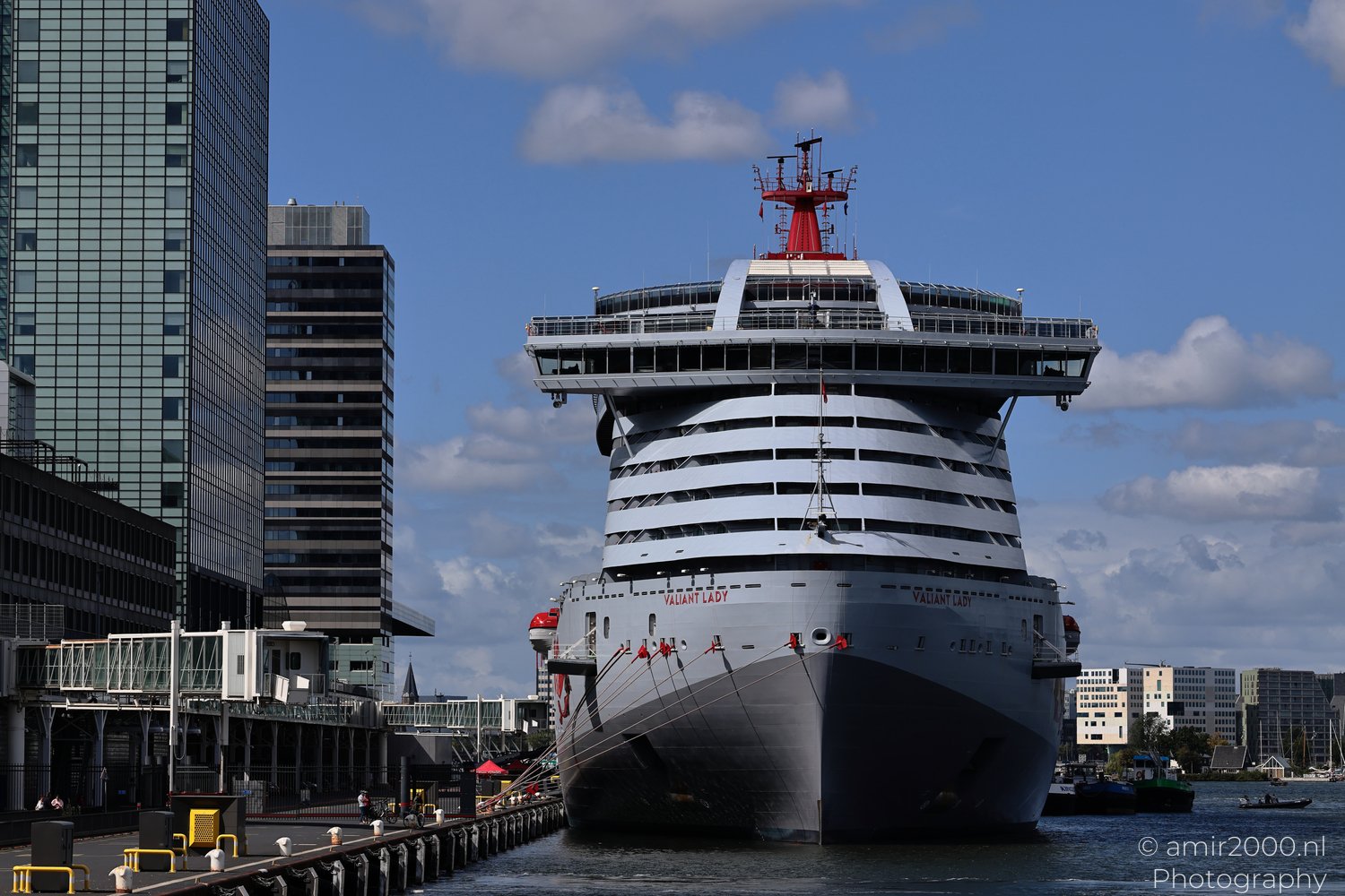 Valiant Lady moored at Passenger Terminal Amsterdam