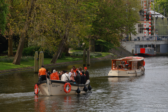 Koningsdag birthday celebration for King Willem Alexander in Amsterdam, Netherlands with boats, - image from year 2026 #002