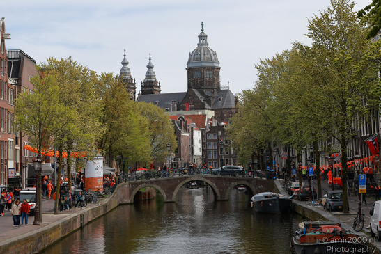 Koningsdag birthday celebration for King Willem Alexander in Amsterdam, Netherlands with boats - image from year 2026 #007
