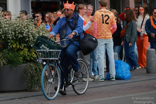 Koningsdag birthday celebration for King Willem Alexander in Amsterdam, Netherlands with festive - image from year 2026 #017