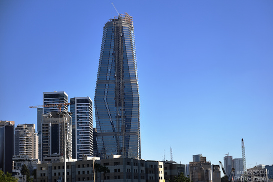 ToHa2 Tower Skyscraper Under Construction: tall skyscraper under construction with cranes on - image from year 2026 #006