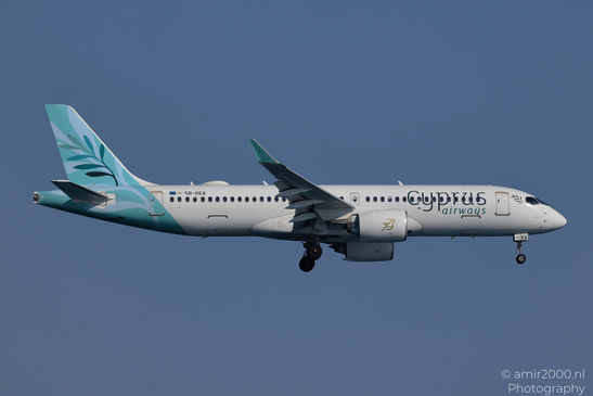 Cyprus_Airways_Airbus_A220-300_5B-DEA_Landing_Larnaca_Cyprus_Aviation_Photography_Canon_EOS_R5_Mark_II_2026_003.JPG