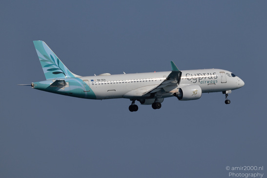 Cyprus_Airways_Airbus_A220-300_5B-DEA_Landing_Larnaca_Cyprus_Aviation_Photography_Canon_EOS_R5_Mark_II_2026_004.JPG