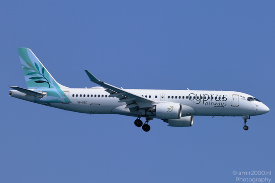 Cyprus_Airways_Airbus_A220-300_5B-DEC_Landing_Larnaca_Cyprus_Aviation_Photography_Canon_EOS_R5_Mark_II_2026_002.JPG