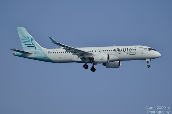 Cyprus_Airways_Airbus_A220-300_5B_DEA_Landing_In_Larnaca_Cyprus_Aviation_Photography_Canon_EOS_R5_Mark_II_2026_002.JPG