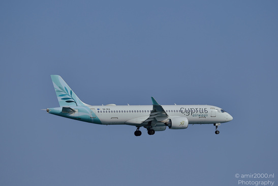 Cyprus_Airways_Airbus_A220-300_5B_DEA_Landing_In_Larnaca_Cyprus_Aviation_Photography_Canon_EOS_R5_Mark_II_2026_003.JPG