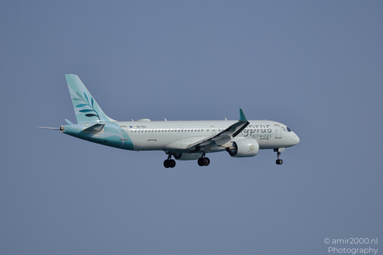 Cyprus_Airways_Airbus_A220-300_5B_DEA_Landing_In_Larnaca_Cyprus_Aviation_Photography_Canon_EOS_R5_Mark_II_2026_005.JPG