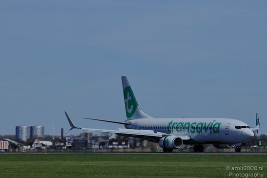 Transavia Boeing 737 800 PH HXB Landing shows visible shape, texture, and color contrast. - image from year 2026 #002