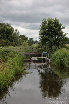 A wooden footbridge and quiet waterway are surrounded by green reeds and trees in Diemen. image from year 2026 #2