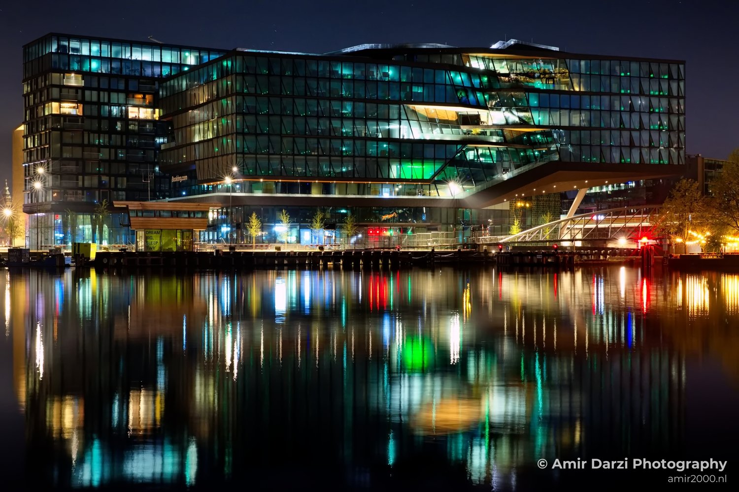 Night Amsterdam centrum canals cityscape long exposure Netherlands in Amsterdam Netherlands Photo 27